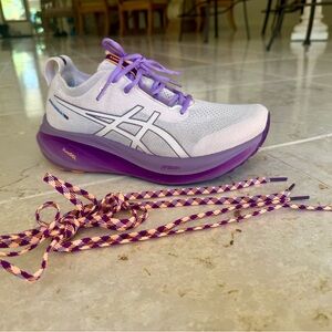 Asics Gel-Nimbus 26 TR Women's 8.5 Shoes Pink Trail Running 1012B653 Sneaker Gym